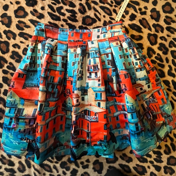 Alice + Olivia Dresses & Skirts - NWT Alice + Olivia Italian Riviera Print A-Line Skirt 6